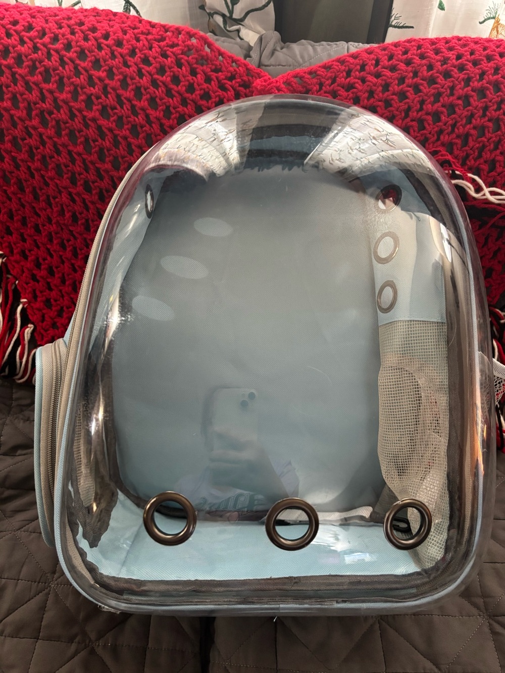 Pet backpack..blue..(NWOT) - Picture 2 of 9